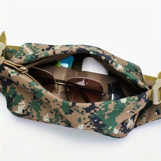 Men's tactical waist pack nylon multi-functional storage shoulder bag - product image