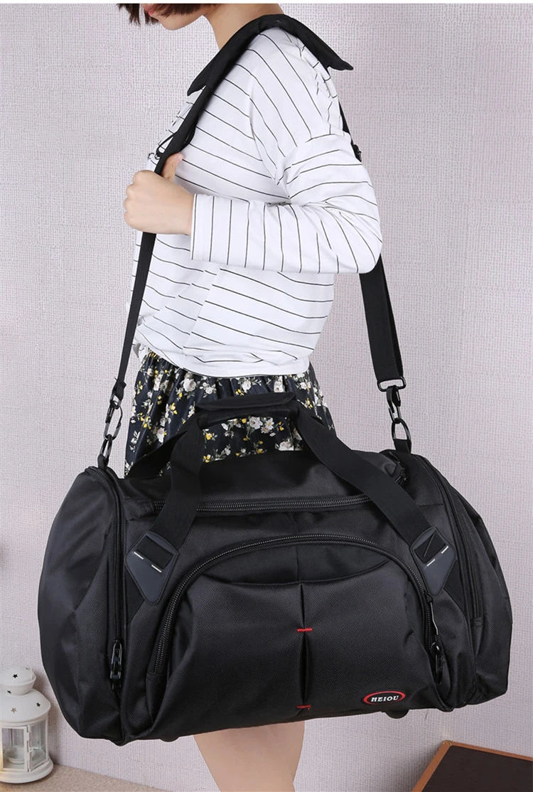Men’s travel duffel bag waterproof nylon multi-purpose large capacity - product image