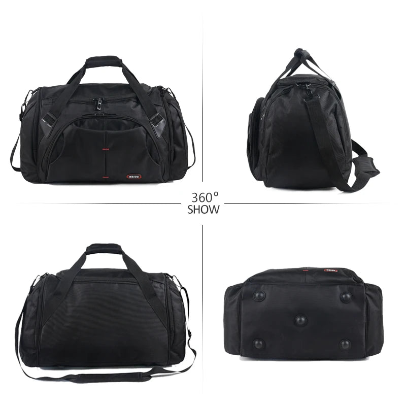 Men’s travel duffel bag waterproof nylon multi-purpose large capacity - product image