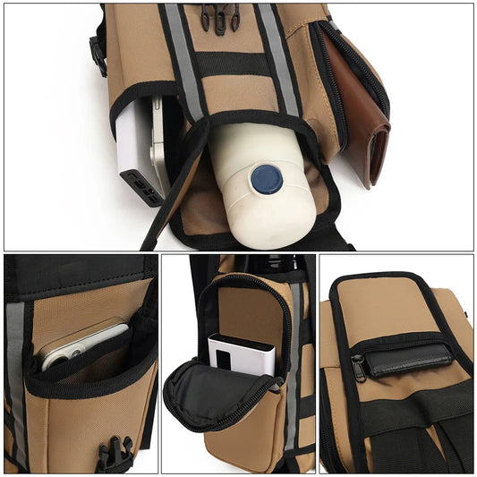 Motorcycle climbing bag oxford large capacity waterproof multi-layer storage - product image