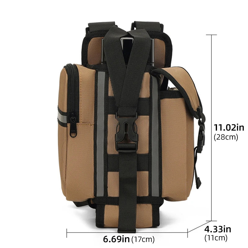 Motorcycle climbing bag oxford large capacity waterproof multi-layer storage - product image