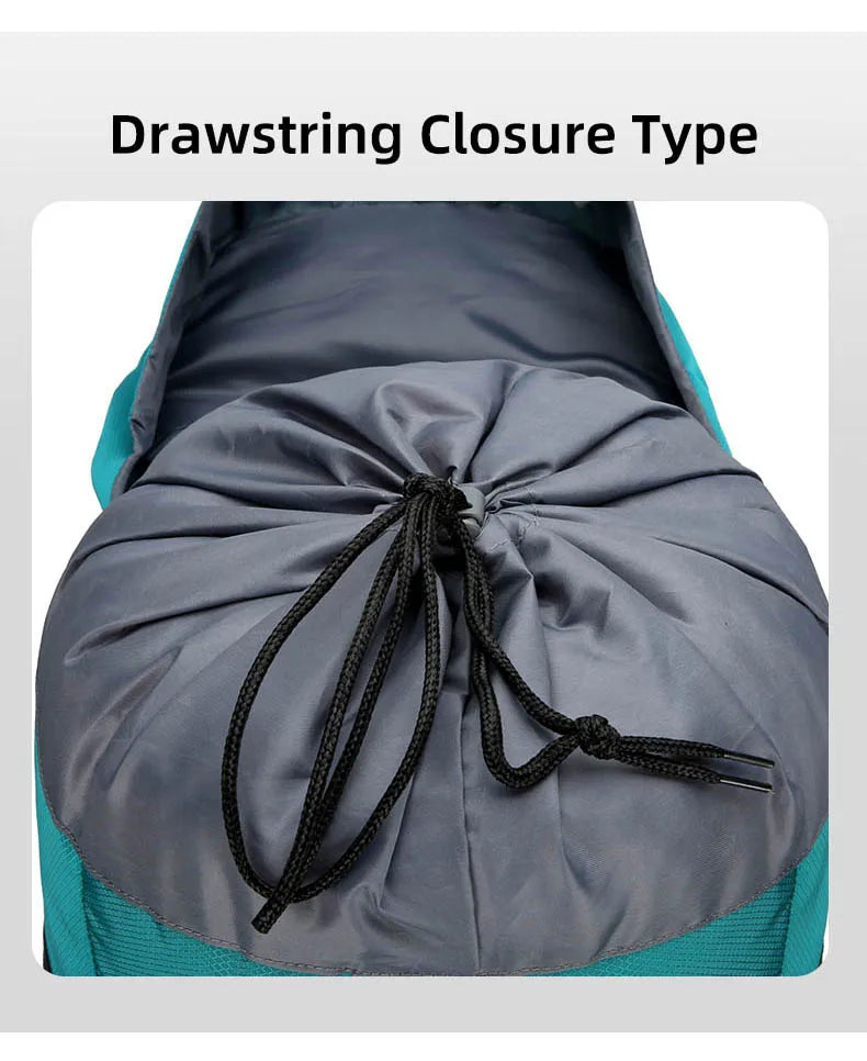Nylon 60l camping backpack rain cover reflective stripes multi-pocket - product image