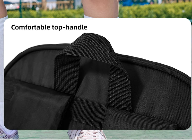 Nylon badminton tennis rackets backpack shoes compartment lightweight - product image
