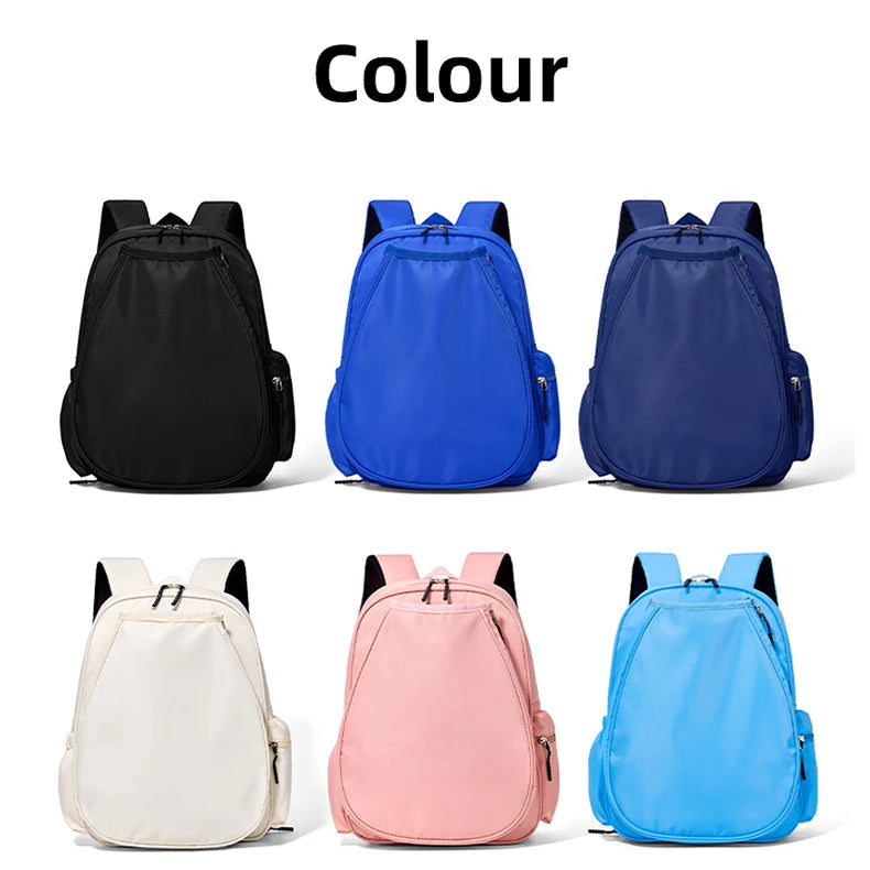 Nylon badminton tennis rackets backpack shoes compartment lightweight - product image