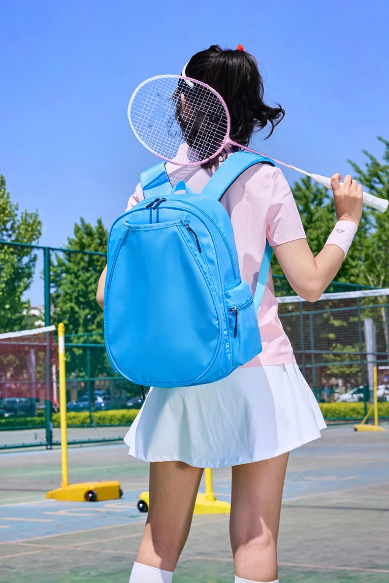 Nylon badminton tennis rackets backpack shoes compartment lightweight - product image