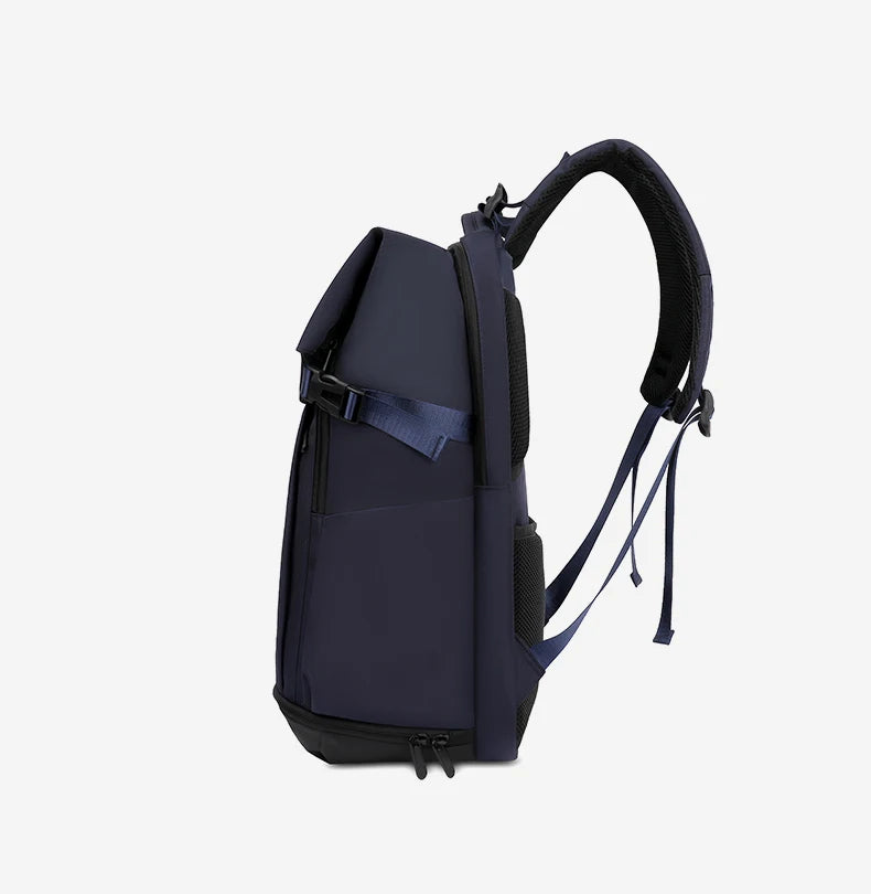 Nylon climbing backpack with shoe compartment laptop storage unisex - product image