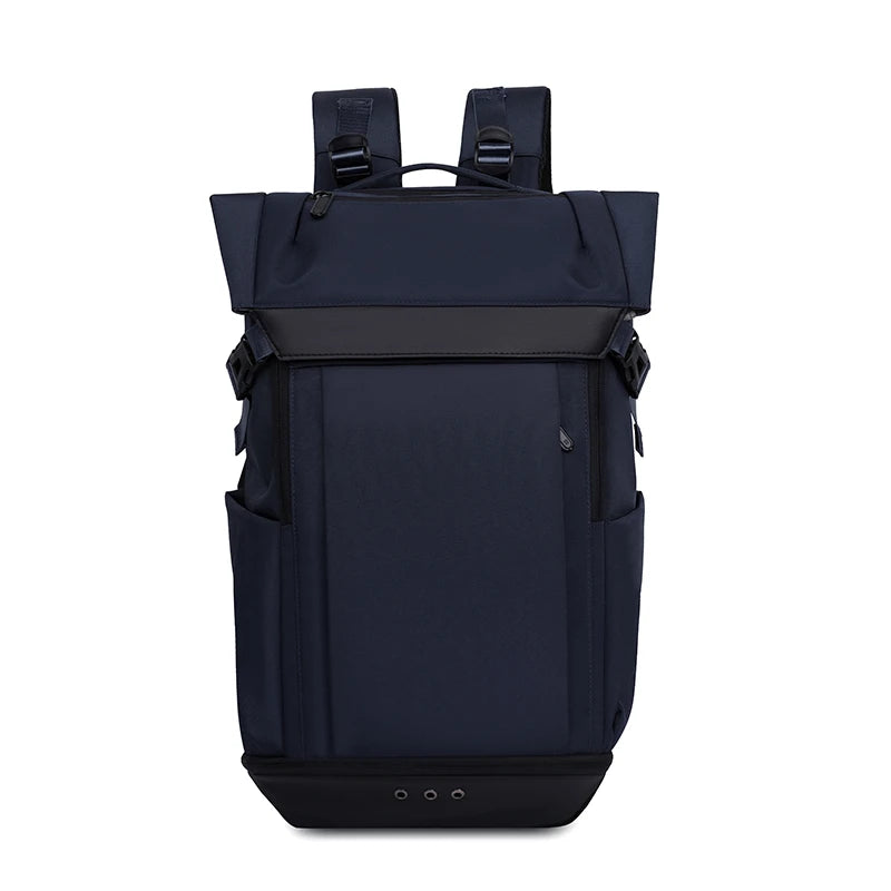 Nylon climbing backpack with shoe compartment laptop storage unisex - product image