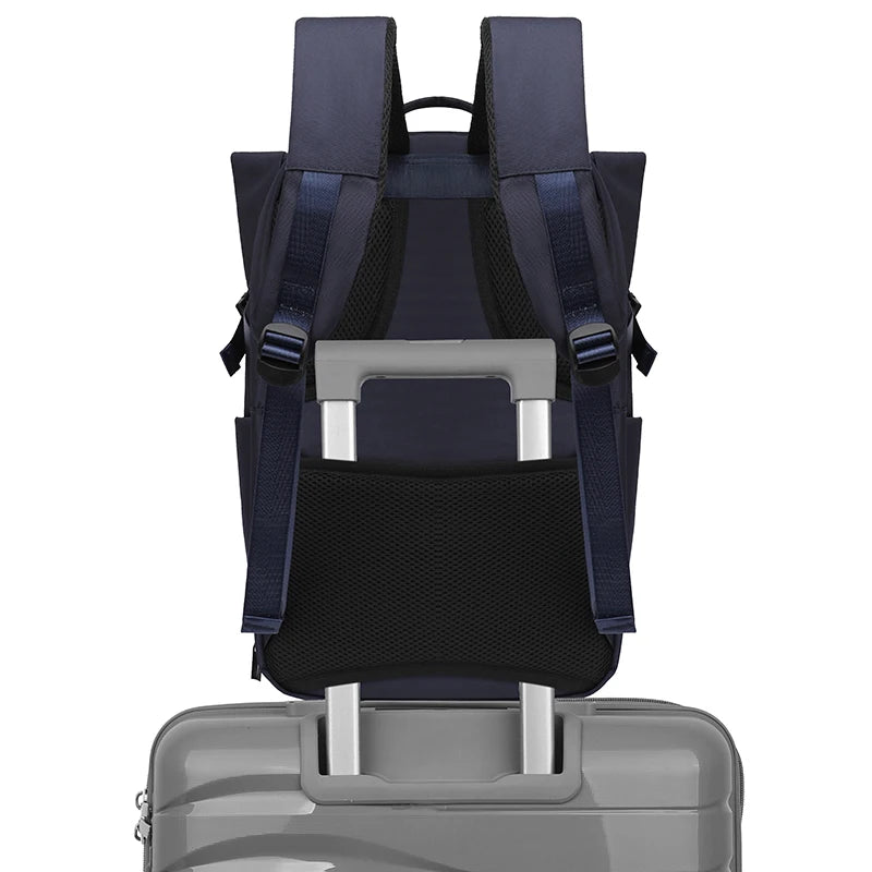 Nylon climbing backpack with shoe compartment laptop storage unisex - product image