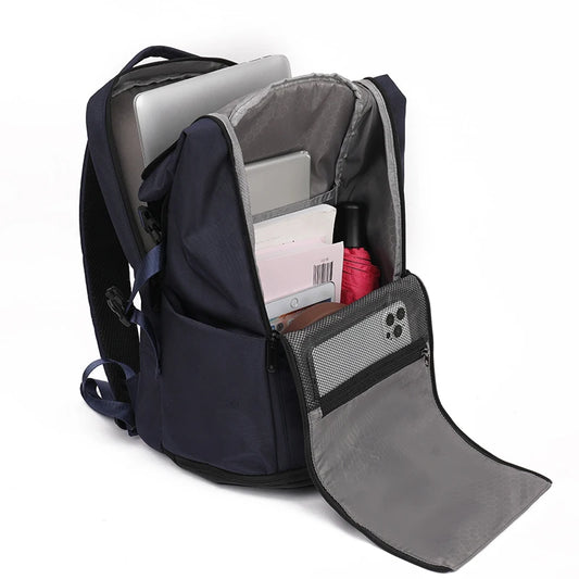 Nylon climbing backpack with shoe compartment laptop storage unisex - product image