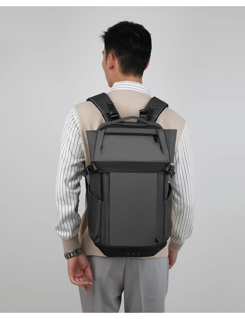 Nylon climbing backpack with shoe compartment laptop storage unisex - product image