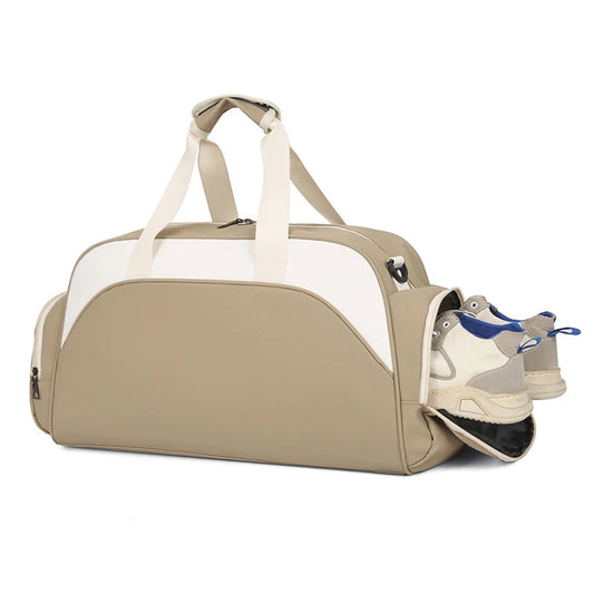 Nylon fitness yoga bag shoes compartment wet dry separation large capacity multi-pocket - product image