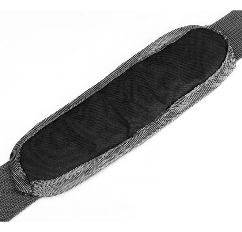 Nylon foldable large capacity gym duffel bag with shoe compartment - product image
