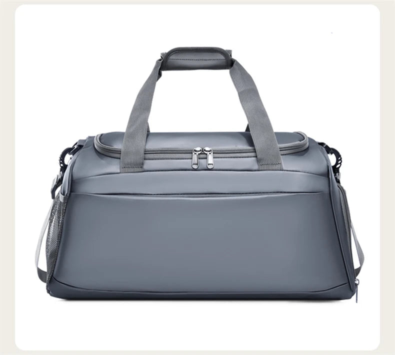 Nylon gym fitness bag with multiple carrying options and trolley compatibility - product image