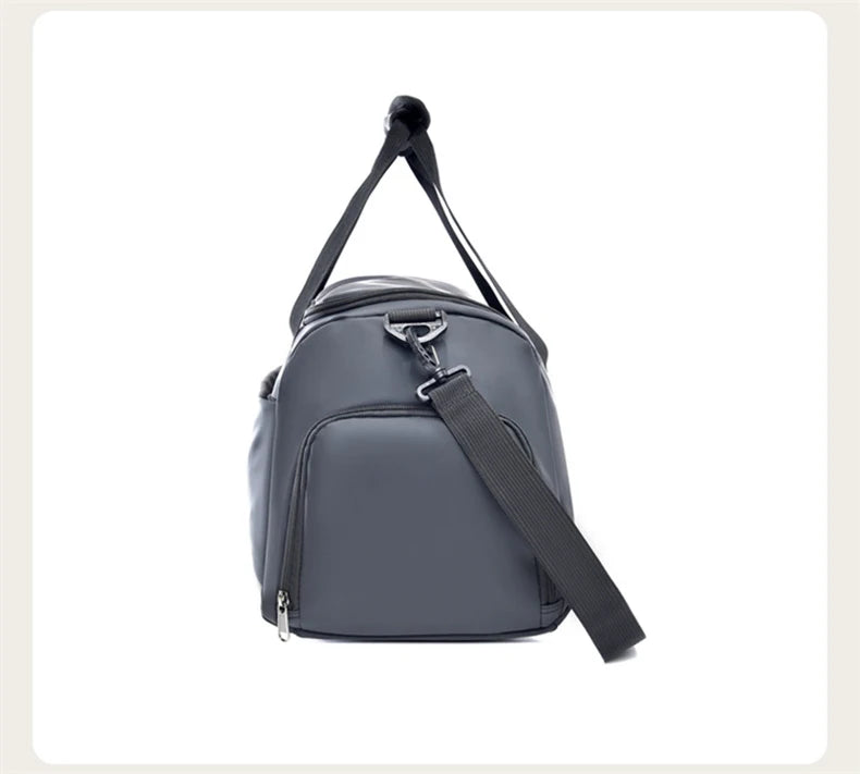 Nylon gym fitness bag with multiple carrying options and trolley compatibility - product image