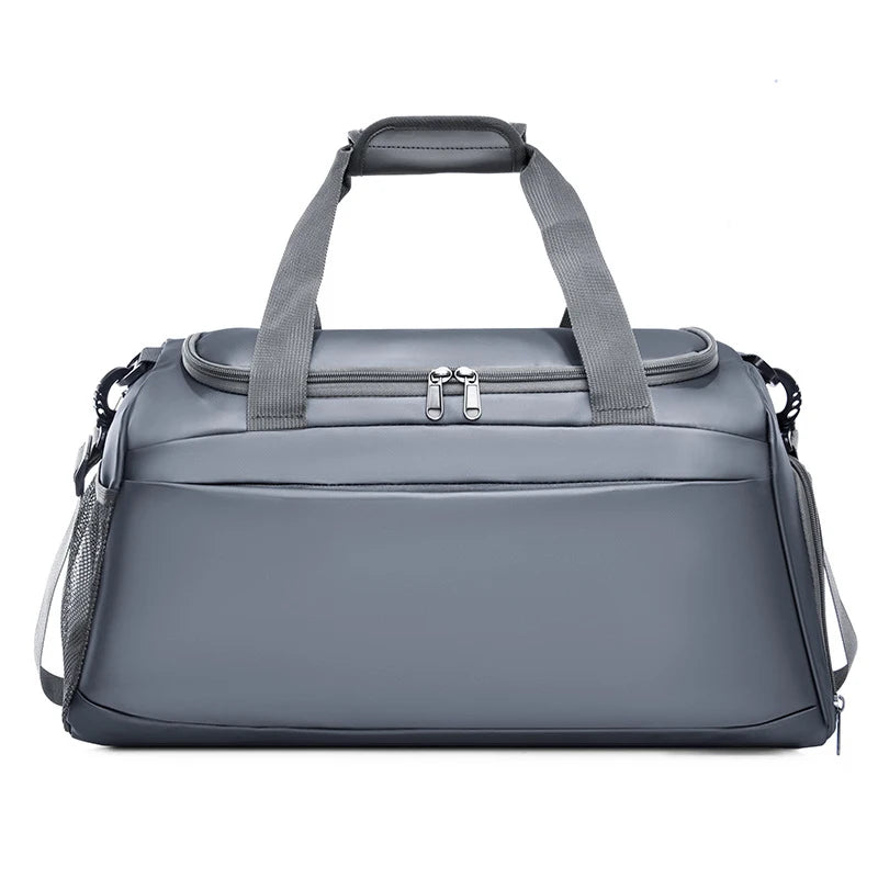 Nylon gym fitness bag with multiple carrying options and trolley compatibility - product image