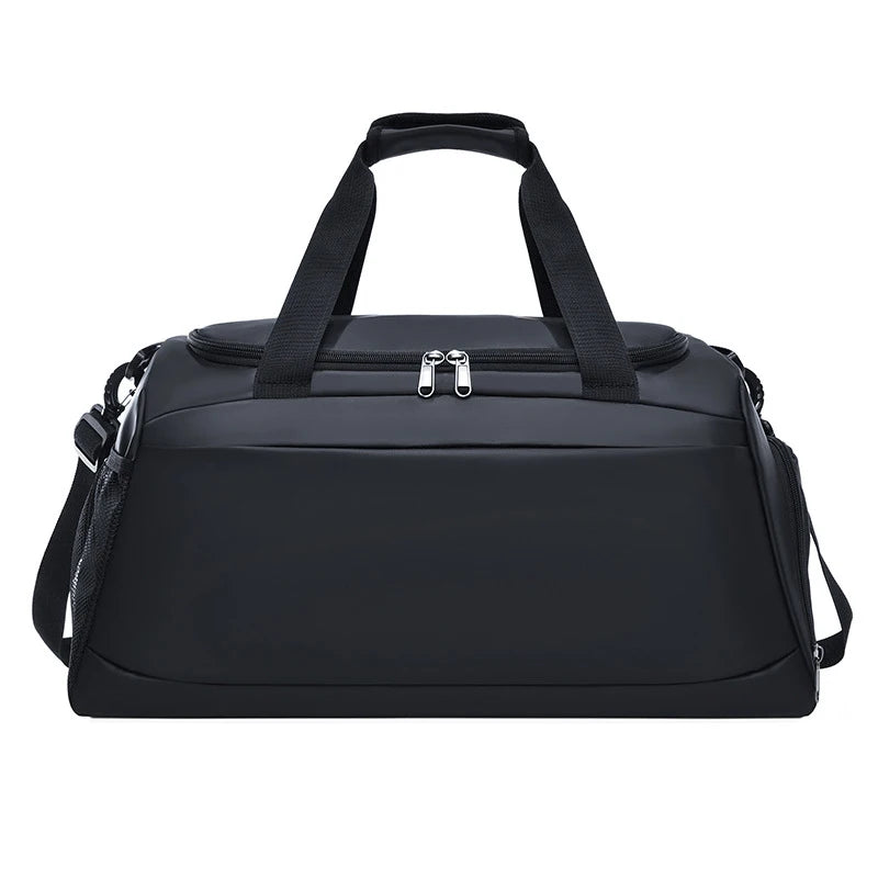 Nylon gym fitness bag with multiple carrying options and trolley compatibility - product image