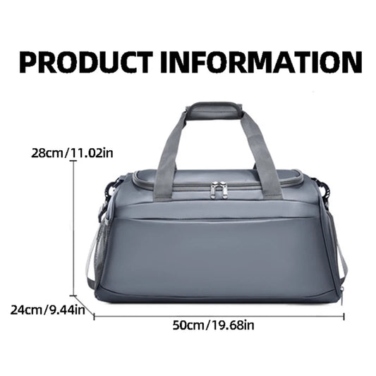 Nylon gym fitness bag with multiple carrying options and trolley compatibility - product image