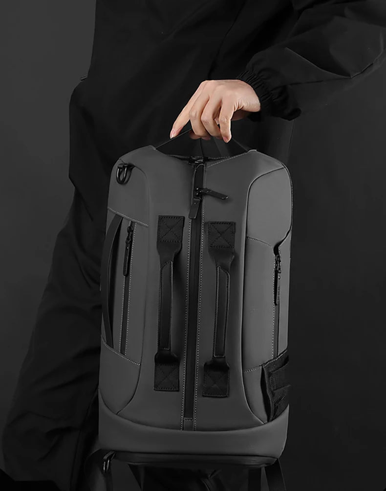 Nylon gym fitness bag with shoes pocket wet dry multi-compartment outdoor use - product image