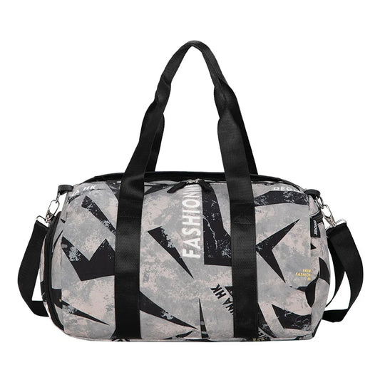 Nylon large capacity gym bag yoga mat holder dry wet separation multi-pocket - product image