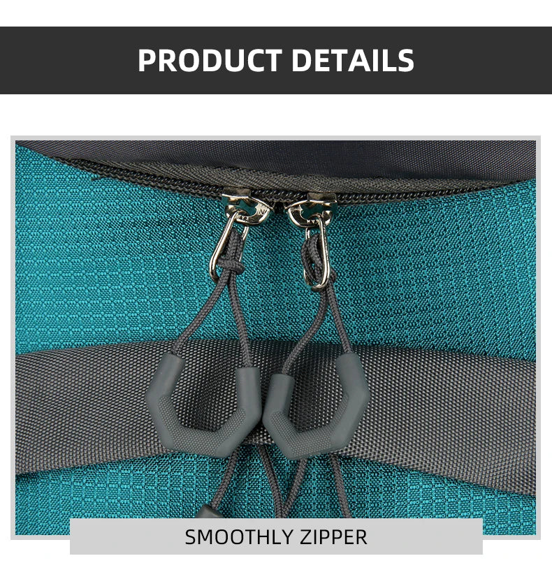 Nylon men's 75l camping backpack large capacity multi-pocket hiking rucksack - product image