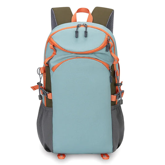 Nylon outdoor climbing backpack large storage multi-layer laptop slot - product image