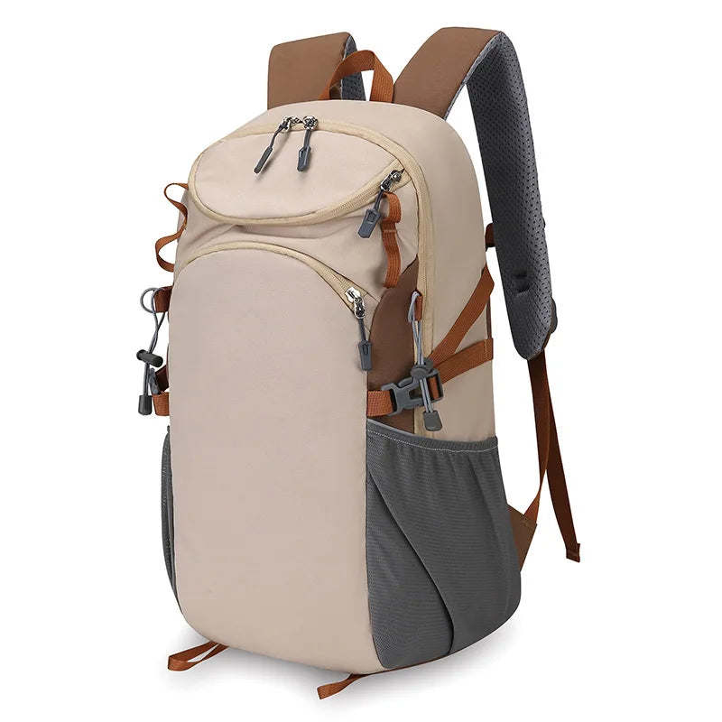 Nylon outdoor climbing backpack large storage multi-layer laptop slot - product image