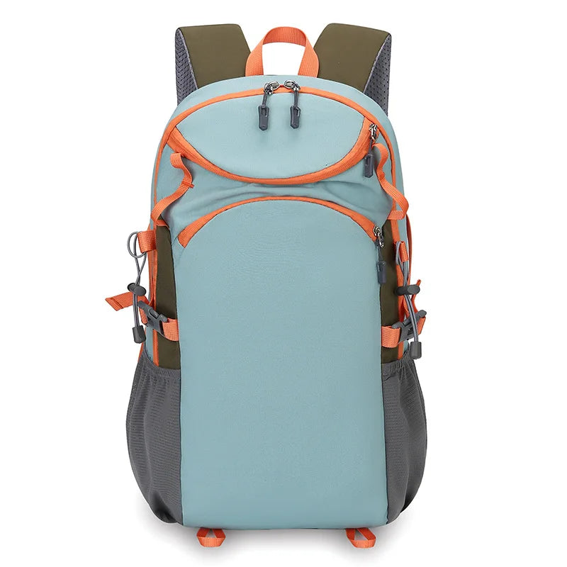 Nylon outdoor climbing backpack large storage multi-layer laptop slot - product image