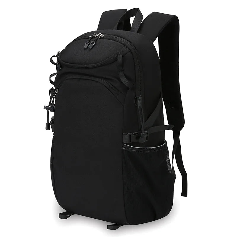 Nylon outdoor climbing backpack large storage multi-layer laptop slot - product image