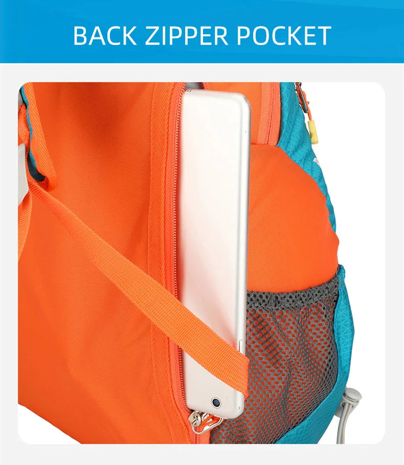 Nylon outdoor climbing backpack large storage multi-pocket lightweight design - product image