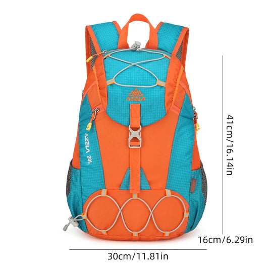 Nylon outdoor climbing backpack large storage multi-pocket lightweight design - product image