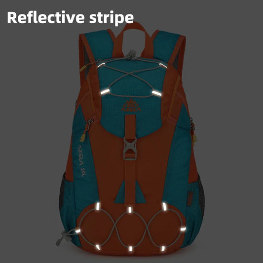 Nylon outdoor climbing backpack large storage multi-pocket lightweight design - product image
