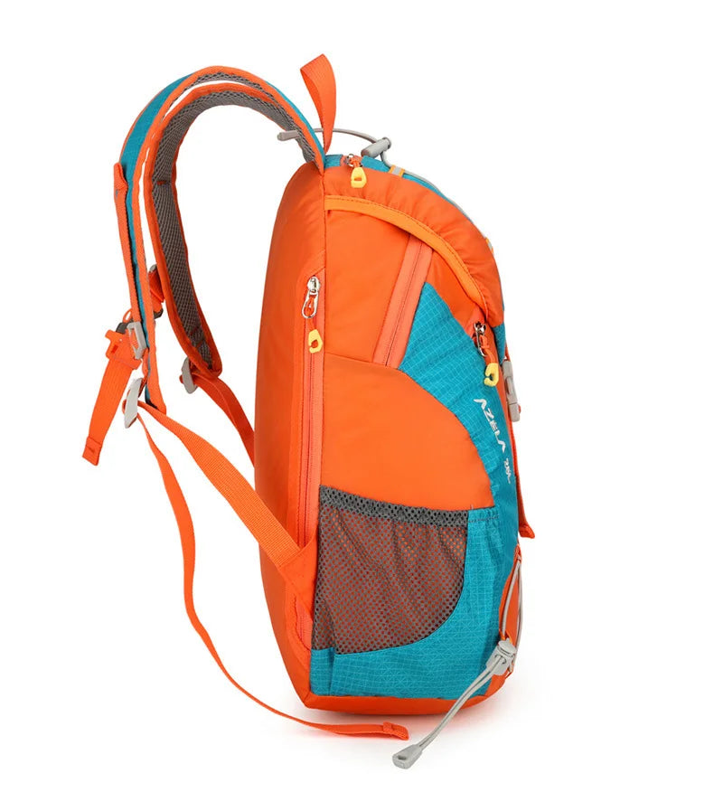 Nylon outdoor climbing backpack large storage multi-pocket lightweight design - product image