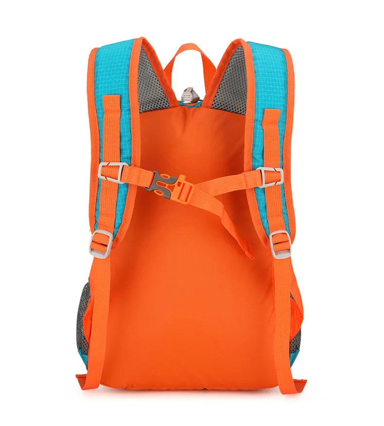 Nylon outdoor climbing backpack large storage multi-pocket lightweight design - product image
