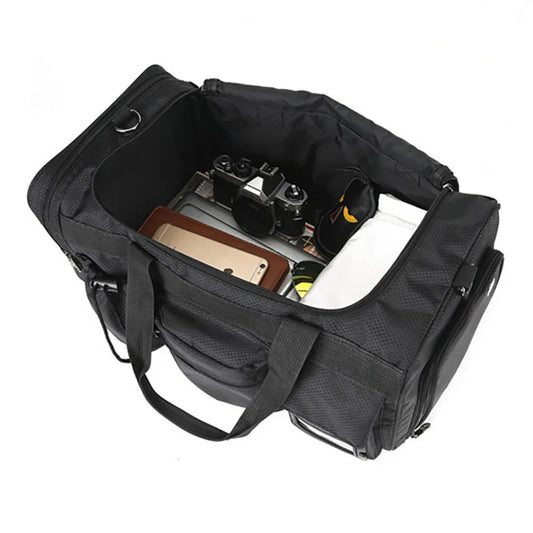 Nylon outdoor travel fitness bag with shoe pocket and multiple sizes - product image