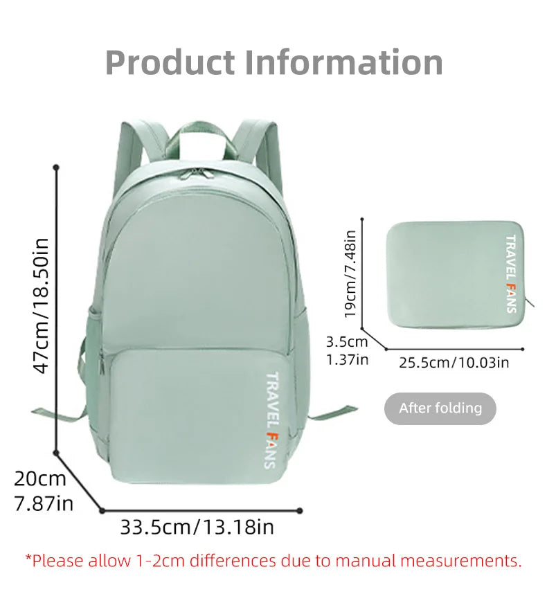 Nylon outdoor waterproof hiking backpack large capacity multi-pocket - product image
