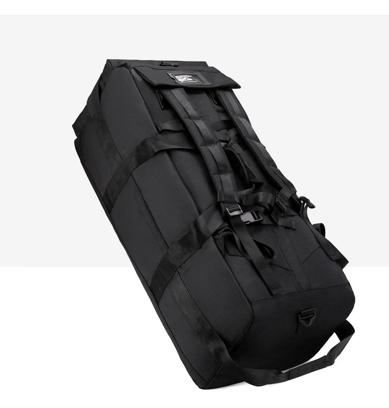Nylon oversized mountaineering backpack with multiple compartments - product image