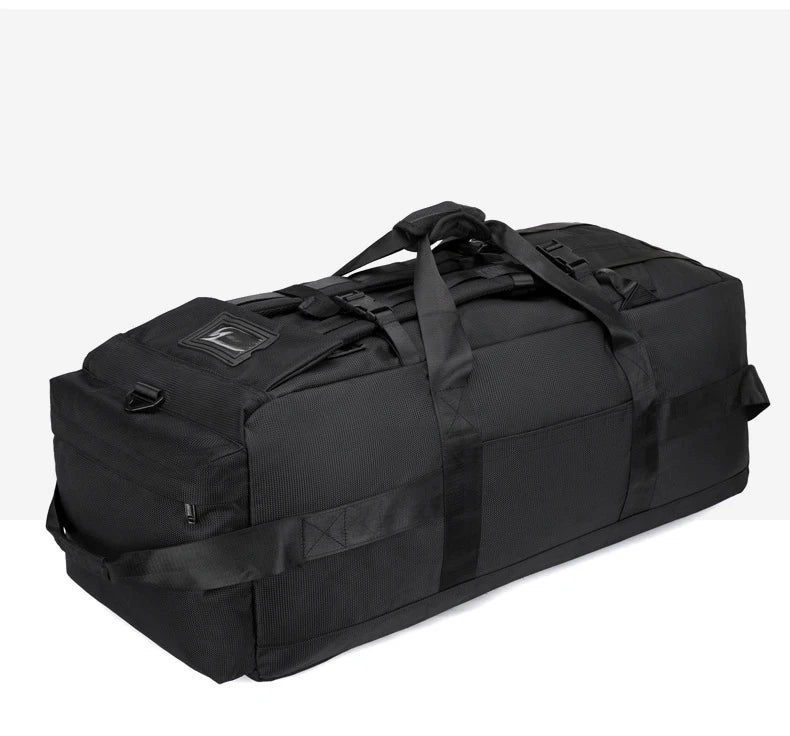 Nylon oversized mountaineering backpack with multiple compartments - product image
