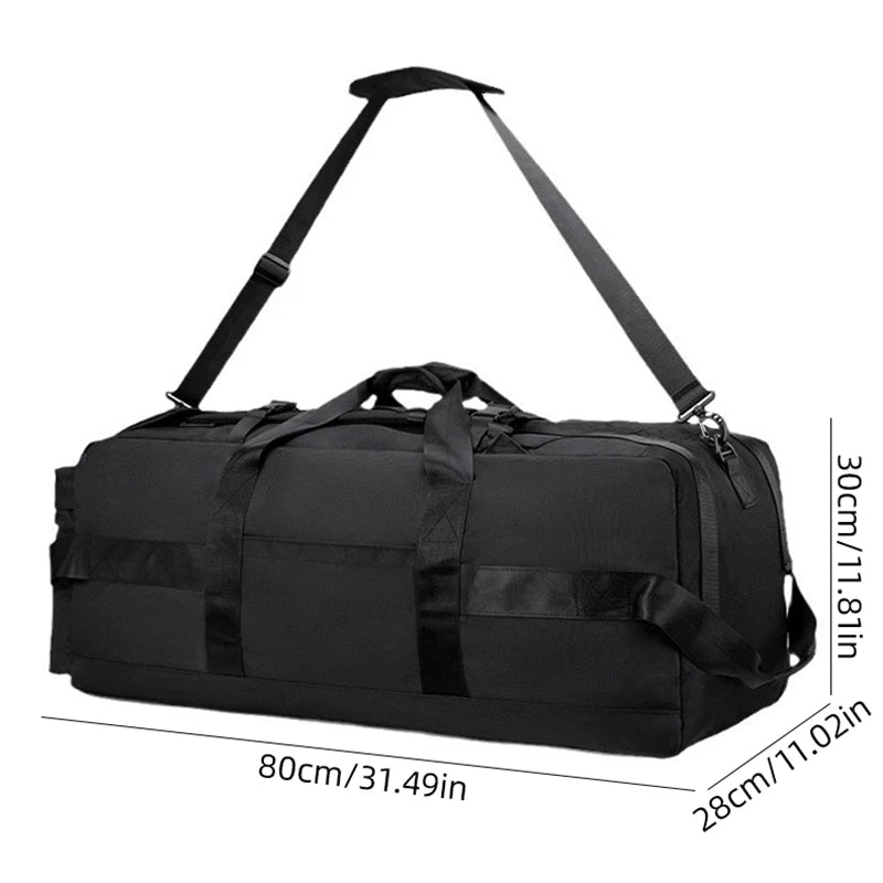 Nylon oversized mountaineering backpack with multiple compartments - product image