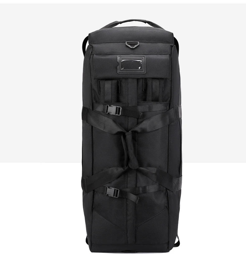 Nylon oversized mountaineering backpack with multiple compartments - product image