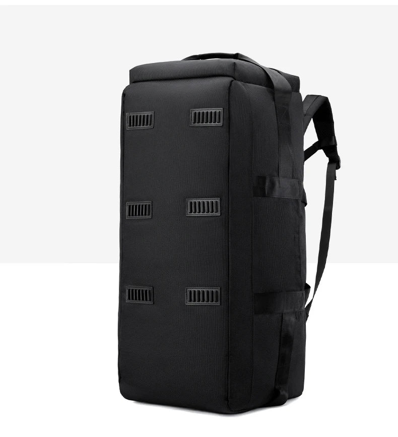 Nylon oversized mountaineering backpack with multiple compartments - product image