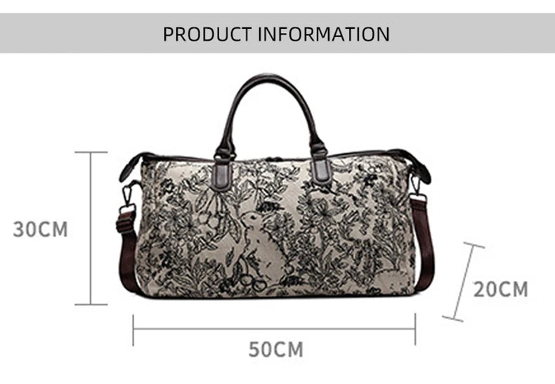 Nylon sports fitness duffel bag multi-layer large capacity lightweight design - product image