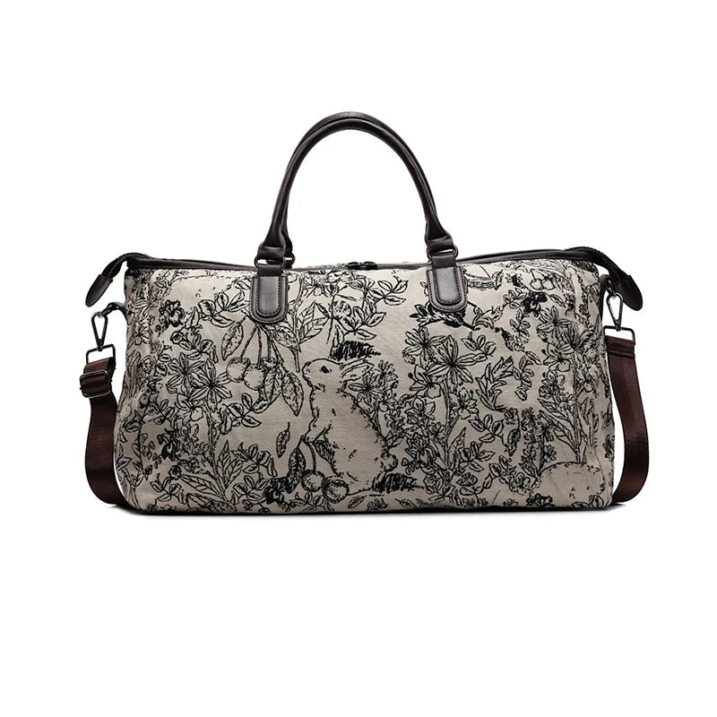 Nylon sports fitness duffel bag multi-layer large capacity lightweight design - product image