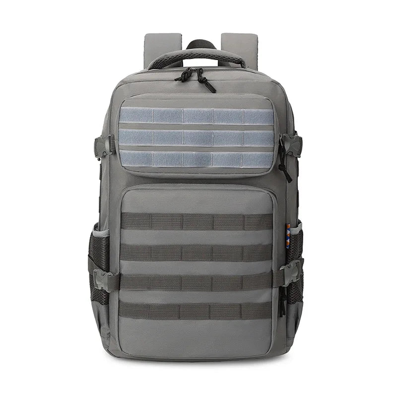 Nylon tactical camping backpack adjustable straps molle system large capacity - product image