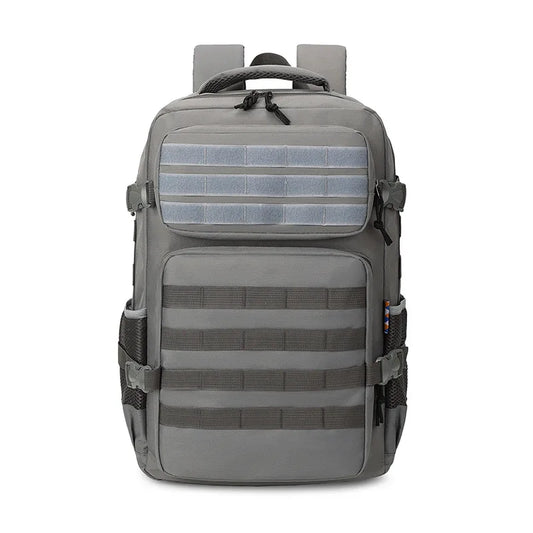 Nylon tactical camping backpack adjustable straps molle system large capacity - product image
