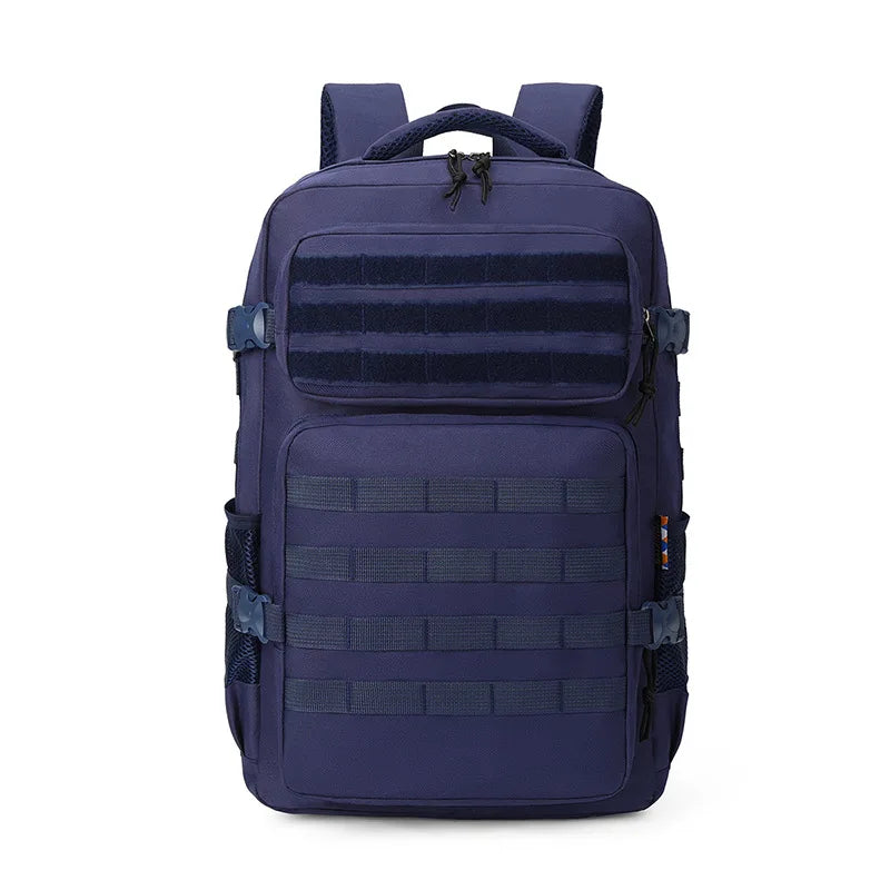Nylon tactical camping backpack adjustable straps molle system large capacity - product image