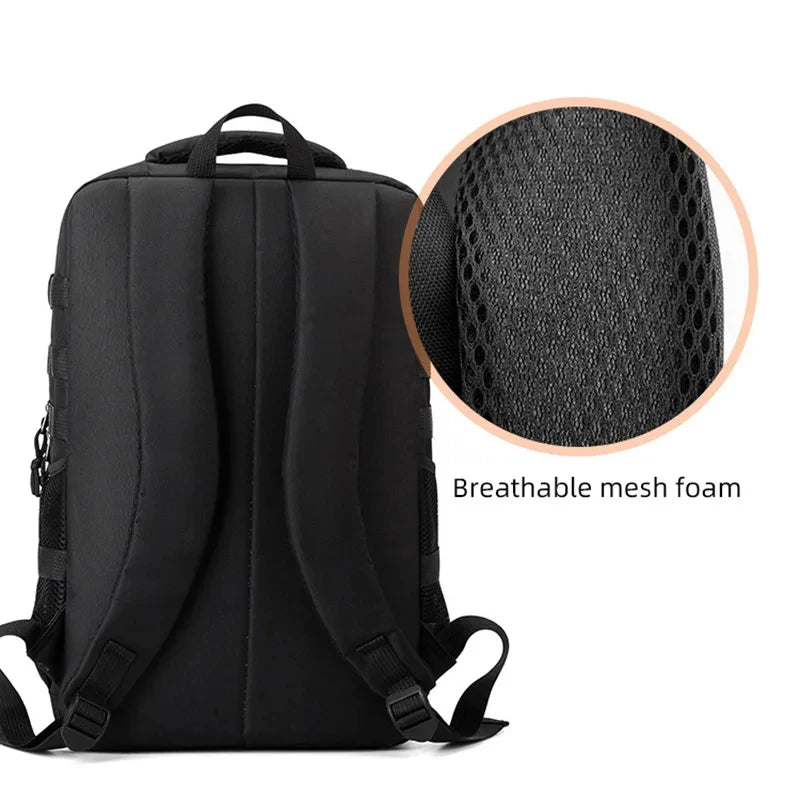 Nylon tactical camping backpack molle system adjustable straps men's - product image