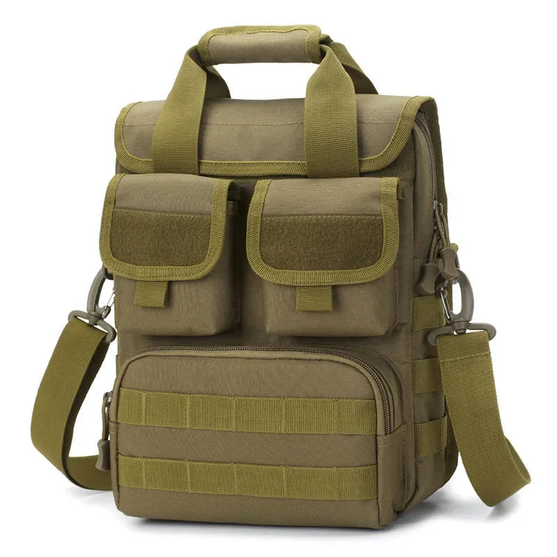 Nylon tactical messenger waterproof crossbody shoulder bag for men - product image
