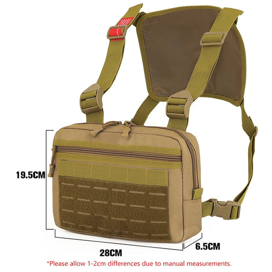 Nylon tactical vest bag men's micro outdoor sports chest bag - product image