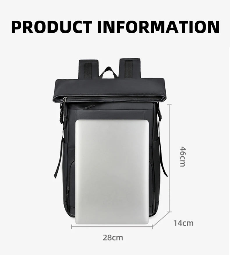 Nylon travel climbing backpack large capacity multi-layer laptop slots - product image