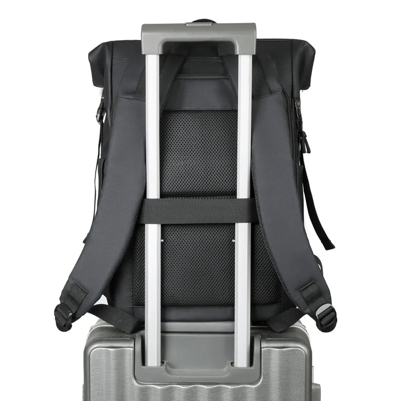 Nylon travel climbing backpack large capacity multi-layer laptop slots - product image